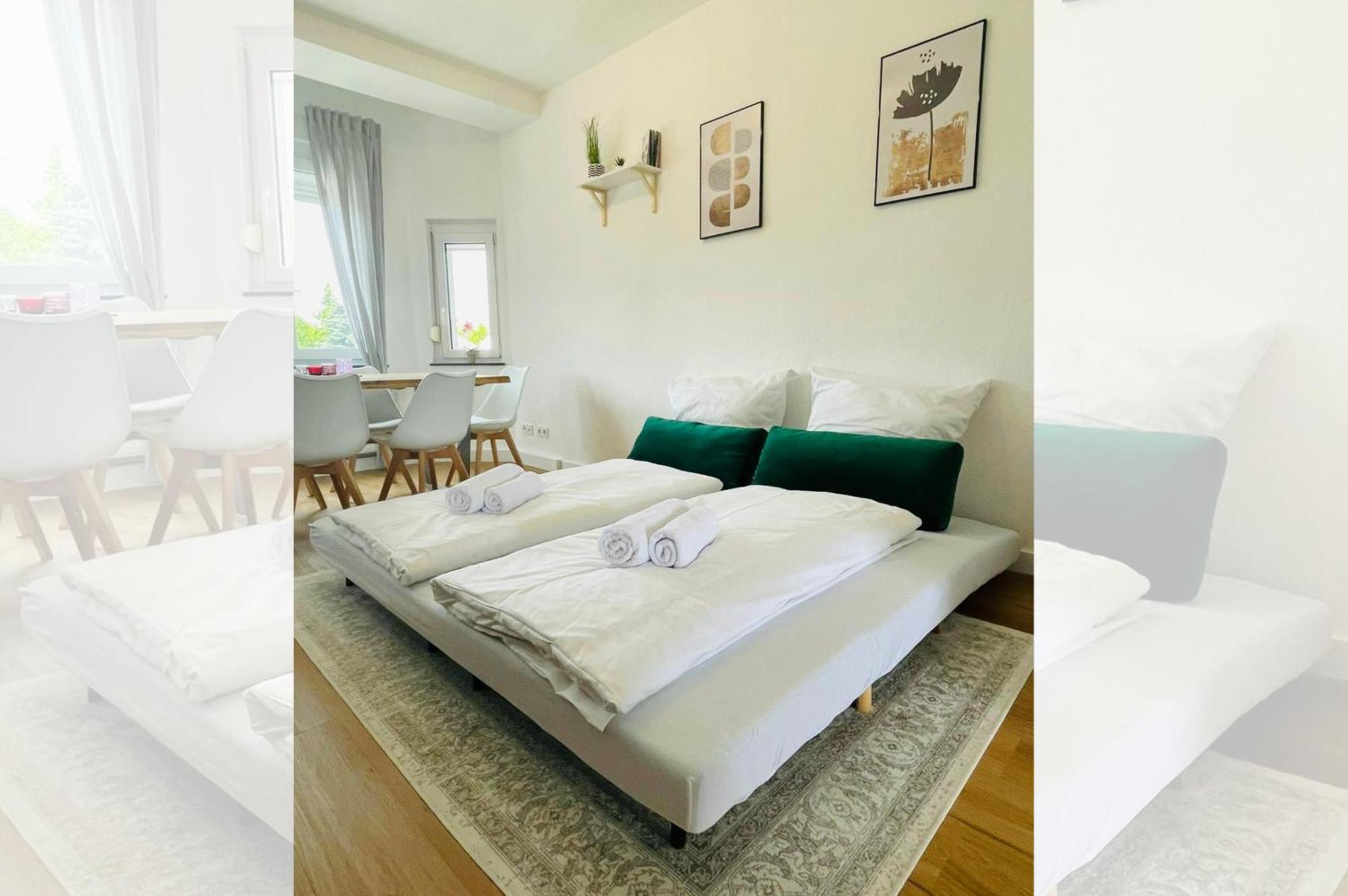 Peter Apartments - Wohnung 90Qm, 3 Schlafzimmer, Kueche, Wohnzimmer, Balkon, Netflix Fulda Exterior foto